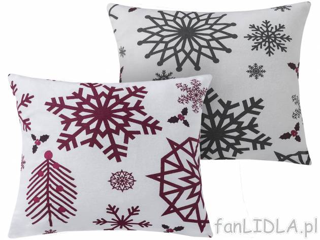 Flanelowe poszewki na poduszki, 2 szt. Meradiso, cena 19,99 PLN 
40 x 40 cm 
- z ...