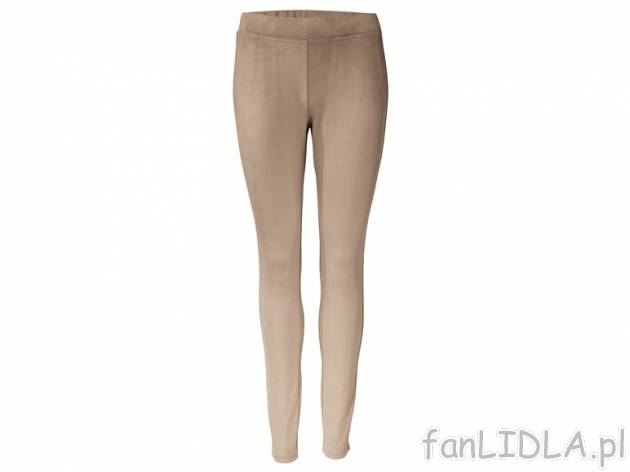 Legginsy o wyglądzie zamszu Esmara, cena 26,99 PLN za 1 para 
- BAZA JESIENNYCH ...