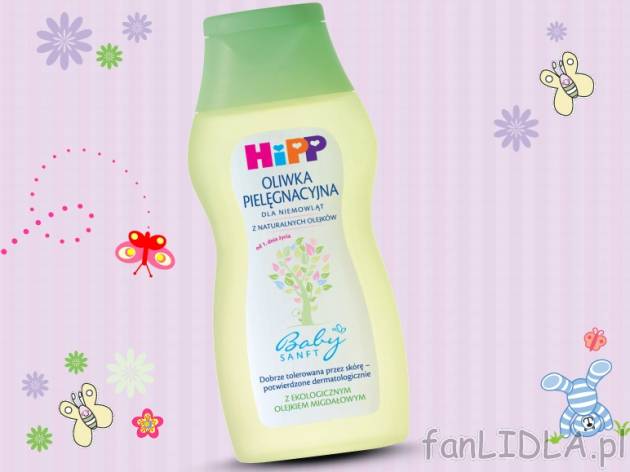 Hipp Oliwka pielegnacyjna , cena 9,99 PLN za 200 ml, 100ml=5,00 PLN.