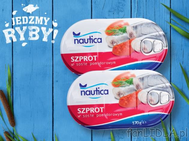 Nautica Szprot w sosie pomidorowym** , cena 1,00 PLN za 170 g/1 opak, cena przy ...