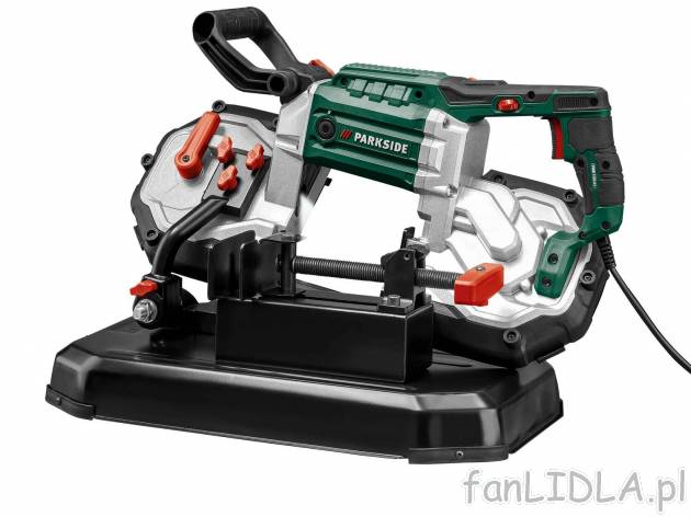 Piła taśmowa 1100 W Parkside, cena 444,00 PLN 
- do precyzyjnego cięcia metalowych ...