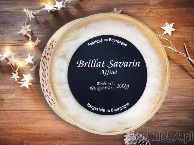 Ser Brillant Savarin , cena 11,00 PLN za 200 g/1 opak., 100g=6,00 PLN.