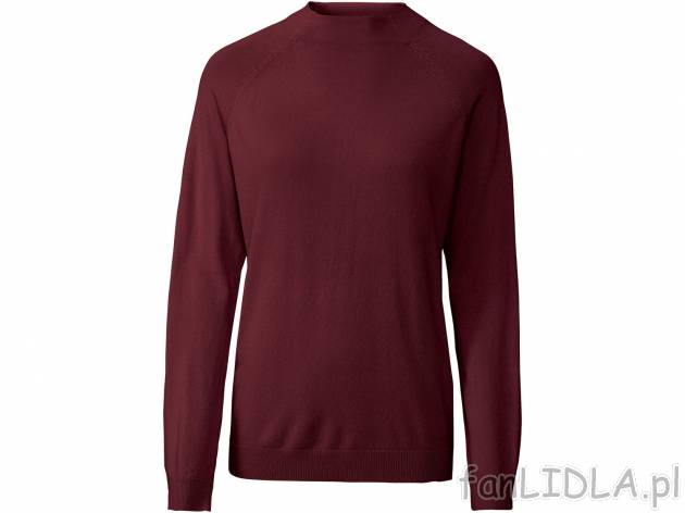 Sweter z wiskozą Esmara, cena 34,99 PLN 
- 84% wiskozy (LENZING&trade; ECOVERO&trade;), ...