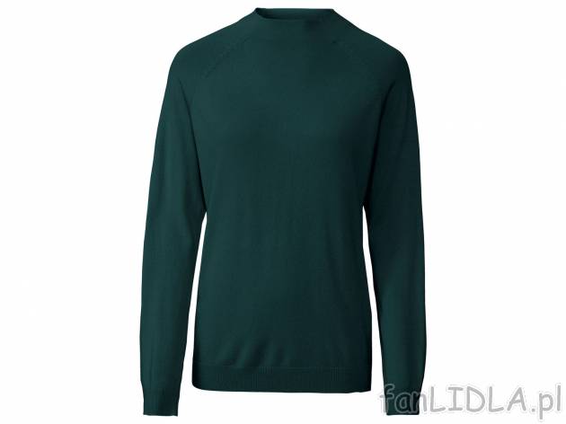 Sweter z wiskozą Esmara, cena 34,99 PLN 
- 84% wiskozy (LENZING&trade; ECOVERO&trade;), ...