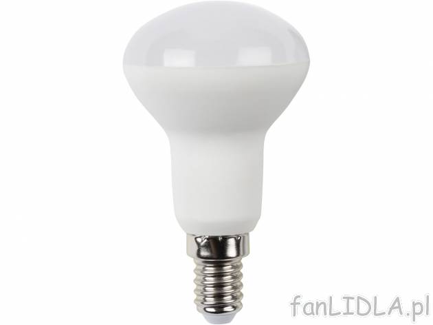 Żarówka LED Livarno, cena 5,99 PLN 
- klasa energetyczna A+
- gwint: E14
- ...