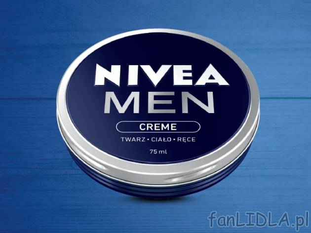 Nivea Men Creme , cena 7,00 PLN za 75 ml/1 opak., 100 ml=10,65 PLN.