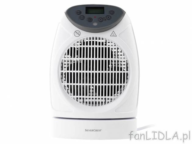 Termowentylator 2000 W z pilotem Silvercrest, cena 99,00 PLN 
Przygotuj się na ...