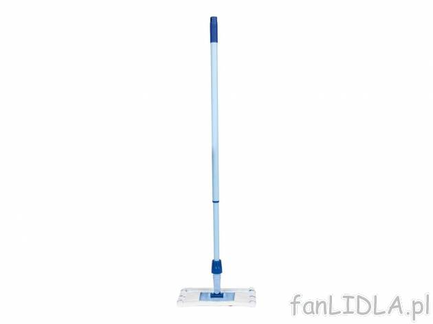 Mop do podłóg AquaPur, cena 17,99 PLN 
- w zestawie 2 nakładki na mop
- kij ...