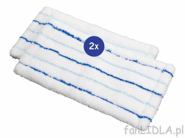 Zestaw 2 nakładek do mopa AquaPur, cena 9,99 PLN  

Opis