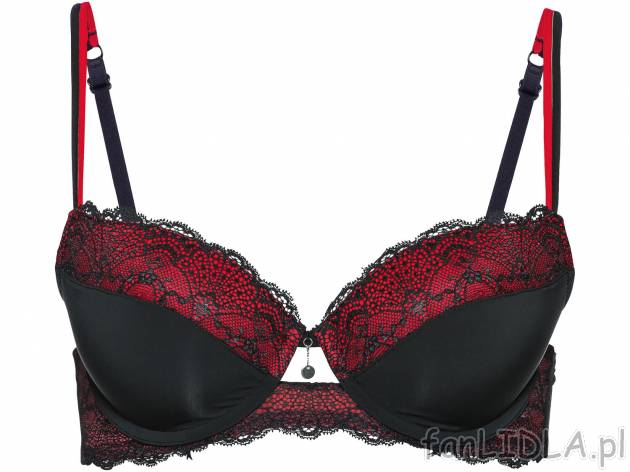 Biustonosz z koronką Esmara Lingerie, cena 22,99 PLN 
- wzór na czasie
- rozmiary: ...
