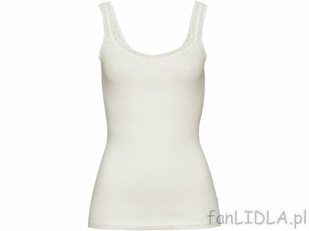 Podkoszulka Esmara Lingerie, cena 12,99 PLN 
- wykończona elegancką koronką
- ...