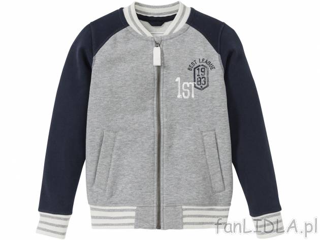 Bluza dresowa Pepperts, cena 39,99 PLN 
- wysoka zawartość bawełny 
- miękka, ...