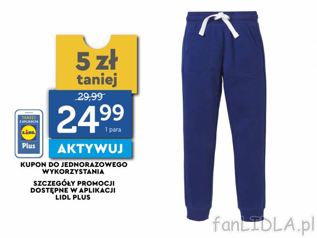 Spodnie dresowe Pepperts, cena 29,99 PLN 
- wysoka zawartość bawełny 
- miękkie, ...