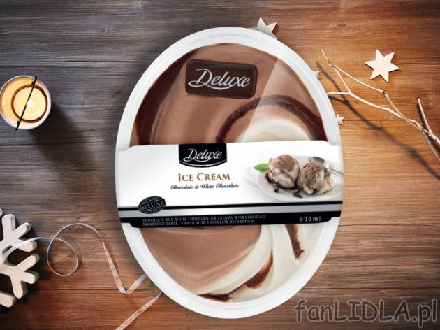 Lody premium , cena 9,00 PLN za 900 ml/1 opak., 1 l=11,10 PLN.