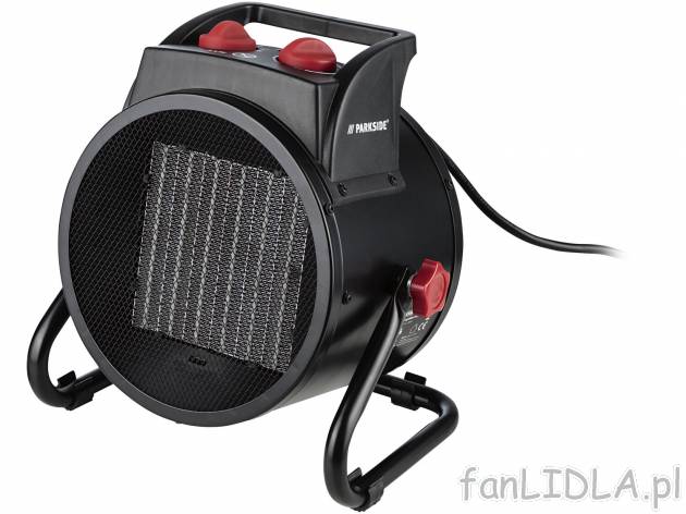 Nagrzewnica ceramiczna 3000 W Parkside, cena 199,00 PLN 
- do szybkiego ogrzewania ...
