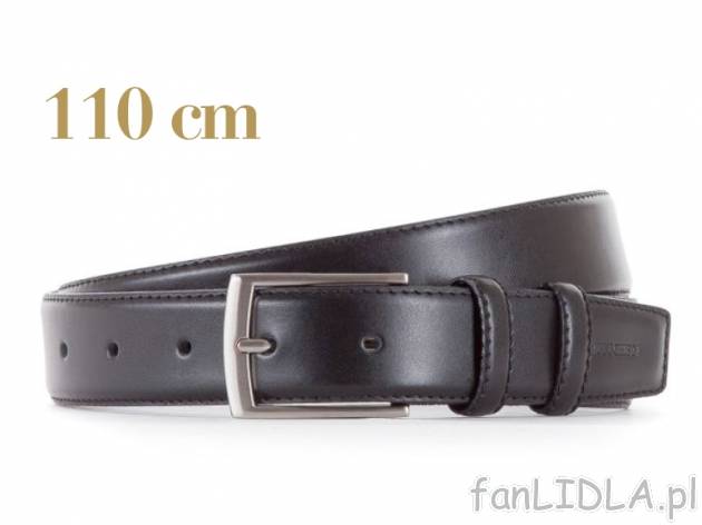 Elegancki skórzany pasek , cena 79,00 PLN za 1 szt. 
- długość 110 lub 120 ...