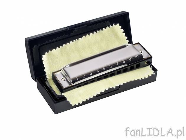 Harmonijka ustna C-dur , cena 15,99 PLN za 1 szt. 
- wymiary: ok. 10,5 x 3 x 2 cm ...