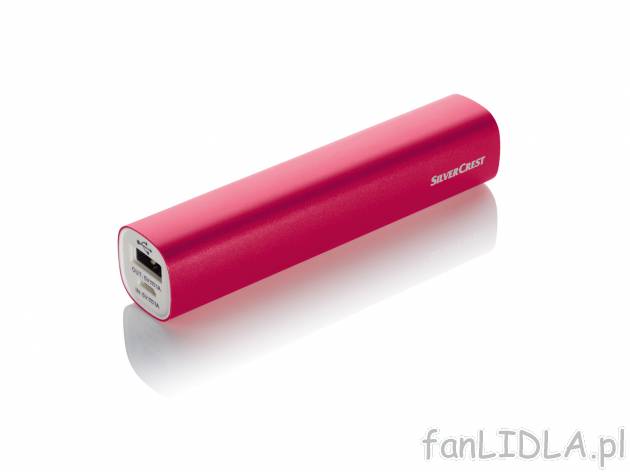 Powerbank marki SilverCrest 3000 mAh , cena 24,99 PLN za 1 szt. 
- wskaźnik stanu ...