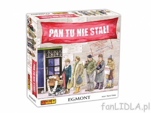 Gra PAN TU NIE STAŁ , cena 39,99 PLN za 1 opak. 
Gra PAN TU NIE STAŁ! przenosi ...