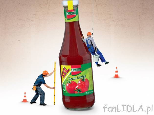 Ketchup , cena 4,99 PLN za 750ml/1 opak., 1L=6,65 PLN. 
- Delikatny smak, idealny ...
