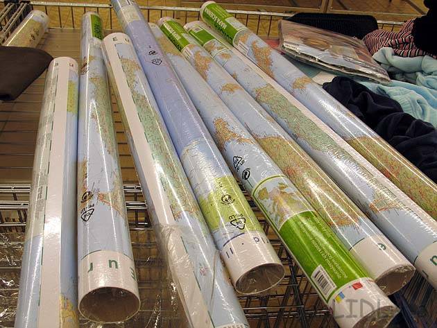 Ścienna mapa Europy. Nie wiem czy jest z gazetki LIDL, ale w dniu 2010.12.06 była ...