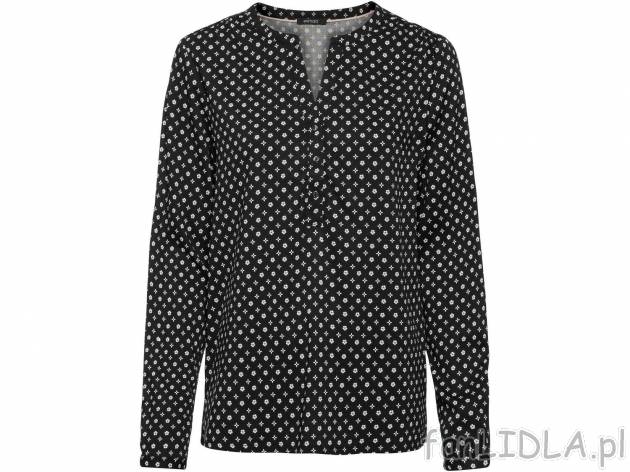 Bluzka z wiskozą Esmara, cena 29,99 PLN 
- 97% wiskozy (LENZING&trade; ECOVERO&trade;), ...