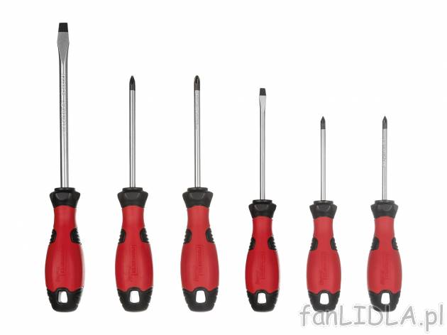 Zestaw 6 śrubokrętów Powerfix, cena 21,99 PLN 
- ze stali chromowo-wanadowej
Opis

- ...