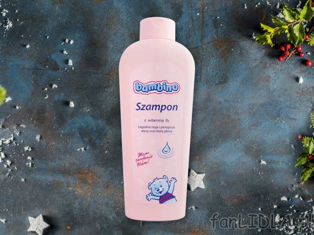 Bambino Szampon , cena 9,00 PLN za 400 ml/1 opak., 1 l=23,73 PLN.