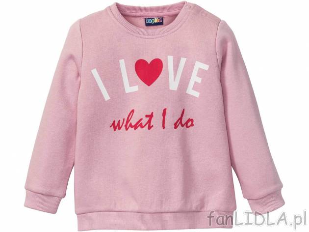 Bluza dresowa Lupilu, cena 14,99 PLN 
- WYSOKA ZAWARTOŚĆ BAWEŁNY
- ROZMIAR 86/92 ...