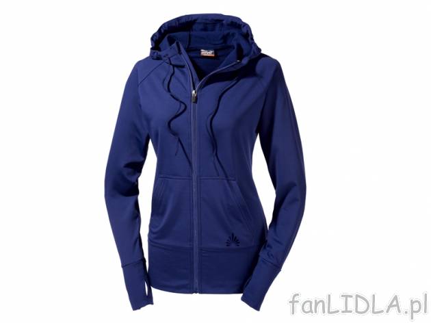 Bluza sportowa , cena 39,99 PLN za 1 szt. 
- miękka strona wewnętrzna
- ściągacze ...