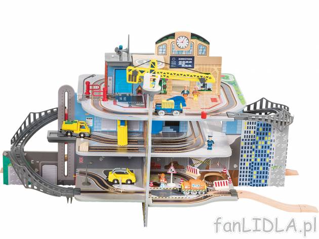 Drewniany dworzec kolejowy lub centrum logistyczne Playtive Junior, cena 239,00 ...