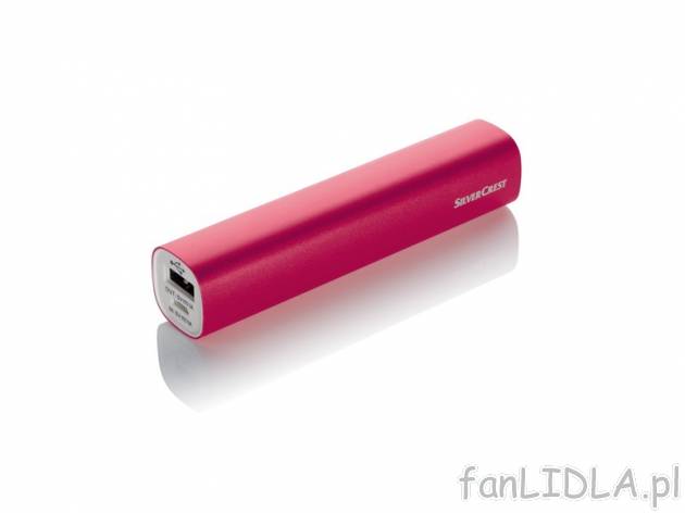 Powerbank 2600 mAh , cena 24,99 PLN za 1 szt. 
- do mobilnego ładowania 
- z ...