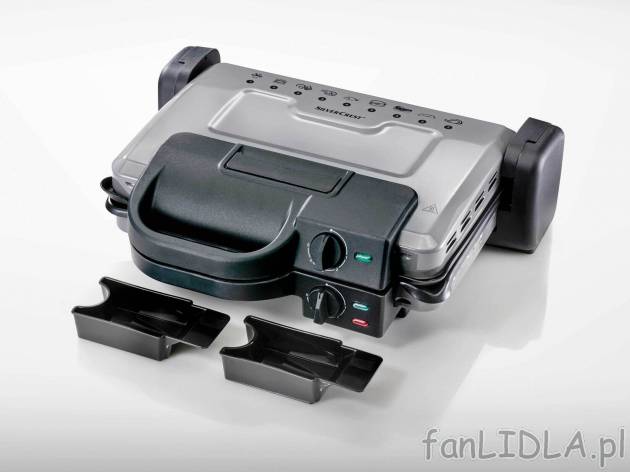 Grill kontaktowy 3 w 1 1700 W , cena 149,00 PLN 
- 3 w 1: grill, barbecue, piekarnik ...