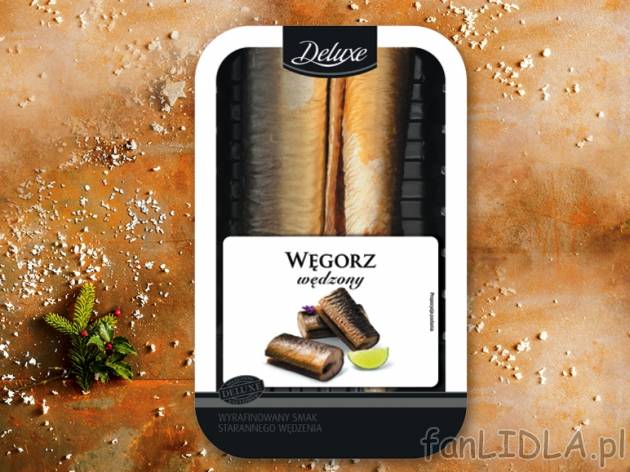 Deluxe Węgorz wędzony patroszony , cena 9,00 PLN za 100 g