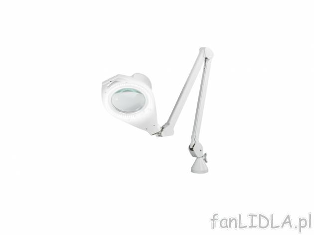 Lampa LED z lupą , cena 149,00 PLN za 1 opak. 
- ok. 500 lm
- maks. wys. całkowita ...