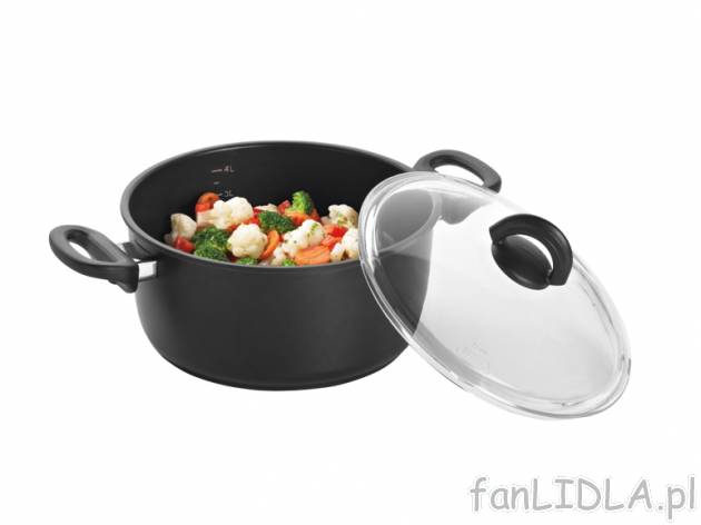 Energooszczędne solidne garnki aluminiowe 24 cm Ernesto, cena 59,00 PLN za 1 opak. ...