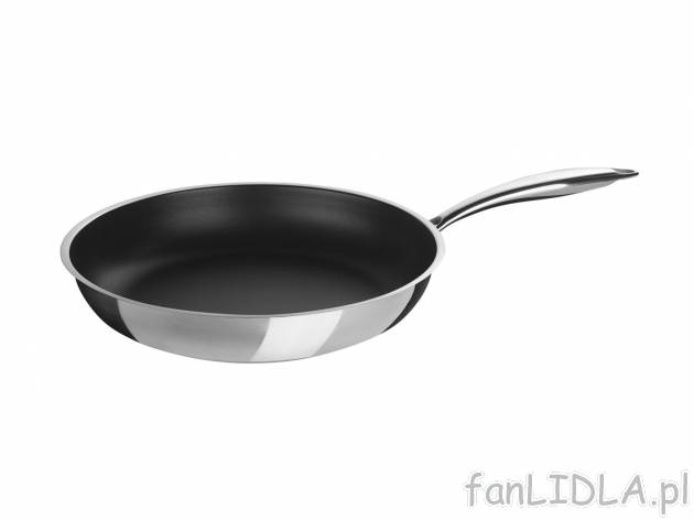 Patelnia ze stali szlachetnej Ø 28 cm , cena 69,90 PLN 
- do wszystkich rodzajów ...