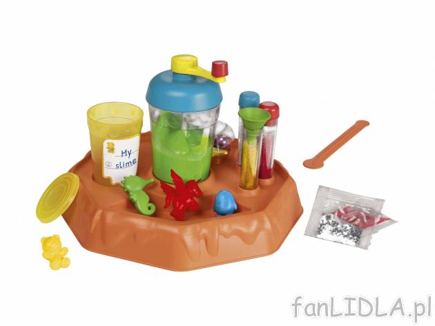 Laboratorium Slime Playtive Junior, cena 49,99 PLN 
- figurki, kolorowy puder z ...