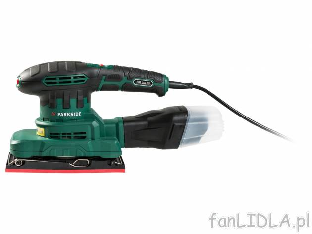 Szlifierka oscylacyjna 250 W Parkside, cena 89,90 PLN 
- prosta wymiana papieru ...