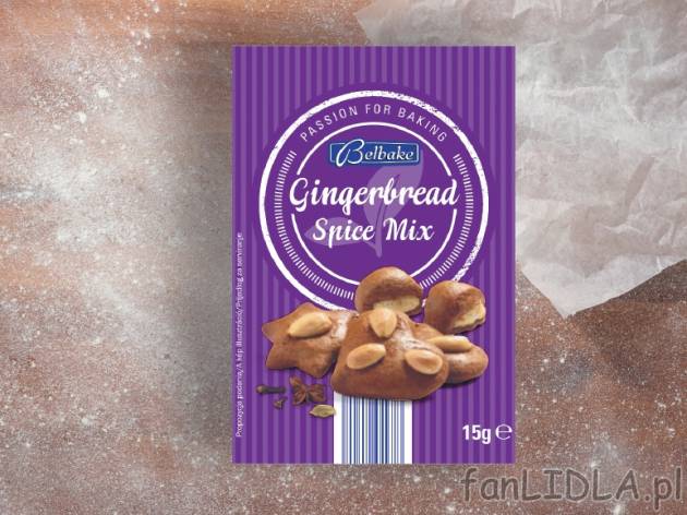 Belbake Przyprawy do pieczenia , cena 1,00 PLN za 10/12/25 g/1 opak., 100 g=12,90/10,75/5,16 ...