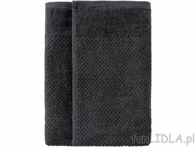 Ręcznik 70 x 140 cm 450 g/m² Miomare, cena 19,99 PLN 
3 kolory 
- miękkie i ...