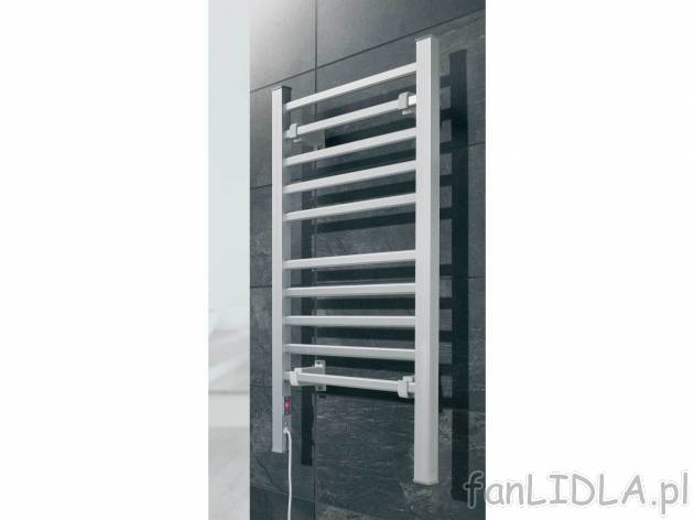 Grzejnik elektryczny drabinkowy 150 W , cena 179,00 PLN 
ścienny 
- w zestawie ...