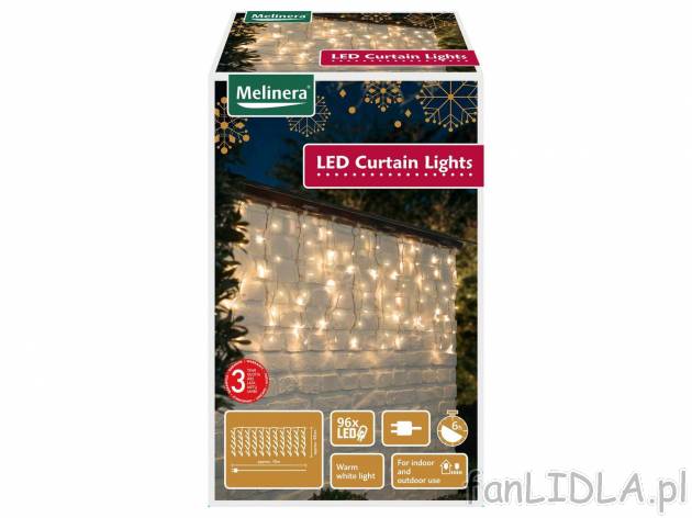 Dekoracja świetlna LED , cena 39,99 PLN 
- 6-godz. timer z automatycznym powtarzaniem ...