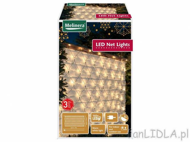 Dekoracja świetlna LED , cena 39,99 PLN 
- 6-godz. timer z automatycznym powtarzaniem ...