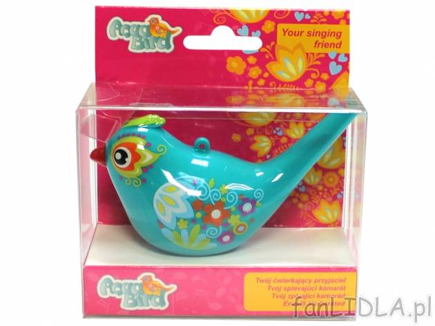 Gwizdek wodny Aqua Bird , cena 14,99 PLN za 1 szt. 
- zabawka od lat 3 
- po napełnieniu ...