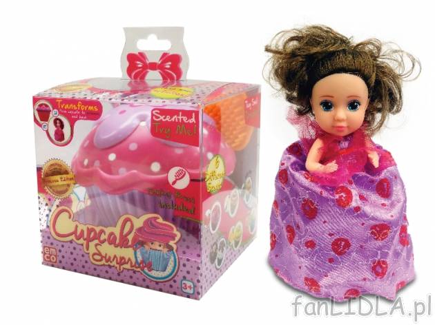 Laleczka Cupcake , cena 29,99 PLN za 1 szt. 
- zabawka od lat 3 
- pachnąca babeczka ...