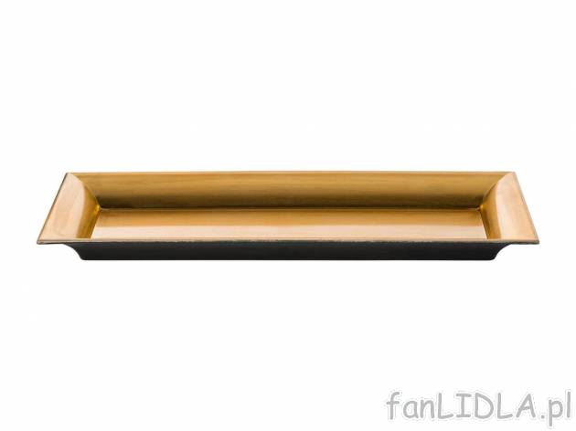 Talerz dekoracyjny Melinera, cena 9,99 PLN 
3 kolory 
- wymiary: ok. 35,5 x 17 cm ...