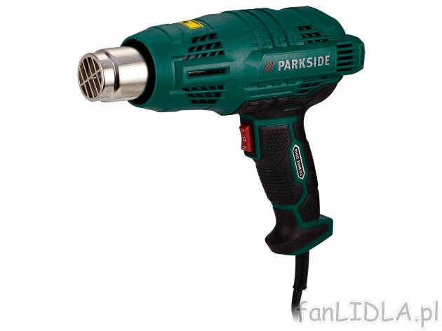 Dmuchawa gorącego powietrza 2000 W Parkside, cena 39,00 PLN 
- do odrywania, forowania ...