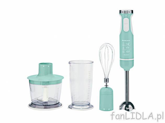 Blender ręczny 600 W z zestawem akcesoriów Silverscrest Kitchen Tools, cena 48,00 ...