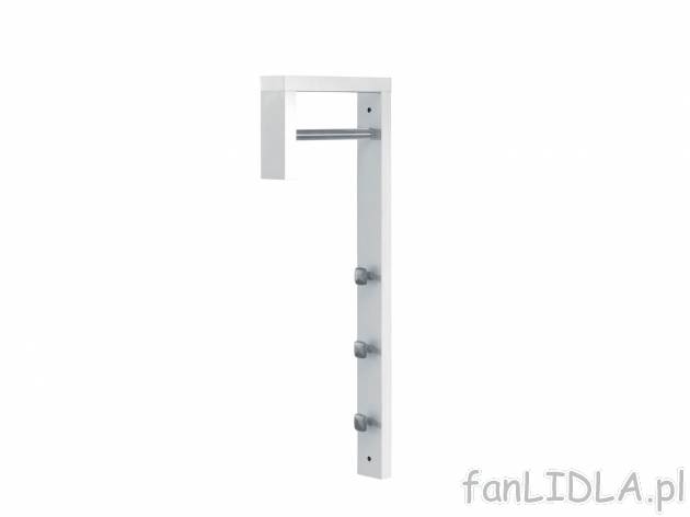 Wieszak Livarno Living, cena 10,00 PLN 
- 5,8 x 70 x 25 cm (szer. x wys. x gł.)
- ...